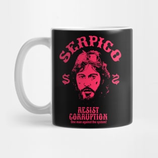 Serpico - Defying Corruption - Vintage Al Pacino T-Shirt Design Mug